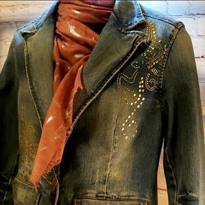 Vintage Studded Jean Jacket